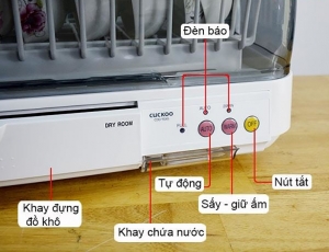 Cách sử dụng máy sấy bát cuckoo có thể bạn chưa biết