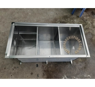 Bể tách mỡ nhà hàng Inox, bẫy mỡ chất lượng, báo giá chi tiết