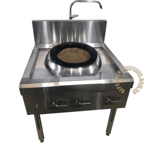Bếp Á 1 Họng Kiềng Gang Đúc