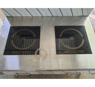Bếp hầm điện từ 2 họng giá rẻ