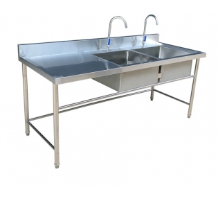 Chậu rửa 2 hộc lệch phải giá rẻ