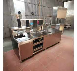 Quầy trà sữa inox giá rẻ 