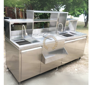 Quầy pha chế có chậu rửa cao cấp