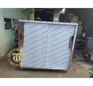 Tủ inox công nghiệp 2 cánh giá rẻ
