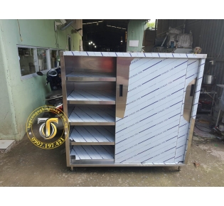 Tủ inox cửa lùa giá rẻ