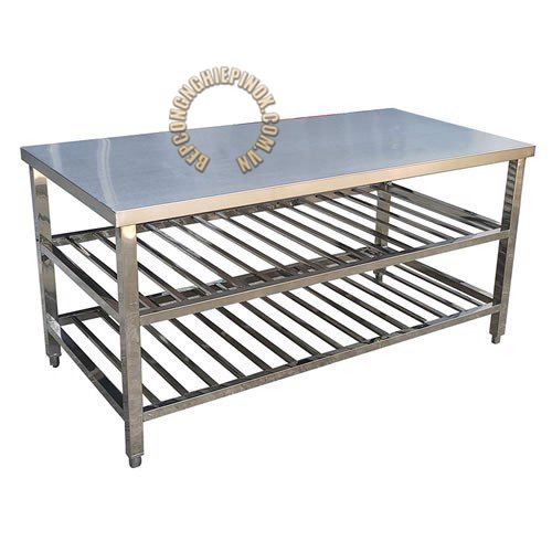 Giá bàn inox 3 tầng kệ song uy tín chất lượng