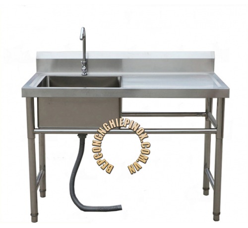 Bàn inox có vòi xả chất lượng cao cấp