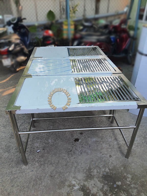 Thiết kế bàn công nghiệp inox giá rẻ