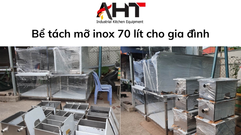 Bể Tách Mở Inox 70 Lít giá tốt