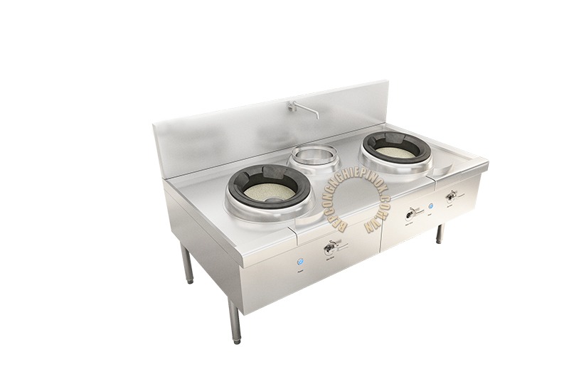 Mua bếp á 2 họng kiềng tô nổi chất lượng uy tín tại bepcongnghiepinox AHT