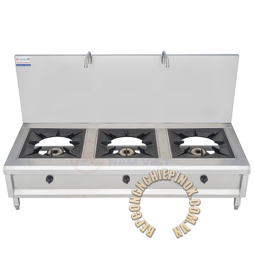 Mua bếp á 2 họng kiềng vuông giá rẻ chất lượng bepcongnghiepinox Anh Huy Trương