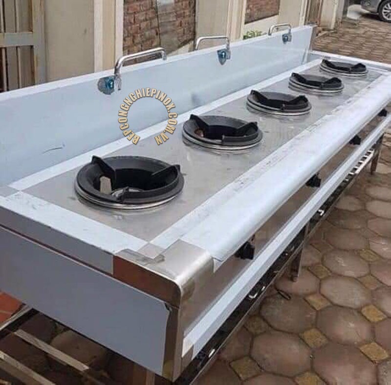 Mẫu giá bếp á 5 họng kiềng tô rẻ, chất lượng tại bepcongnghiepinox Anh Huy Truong