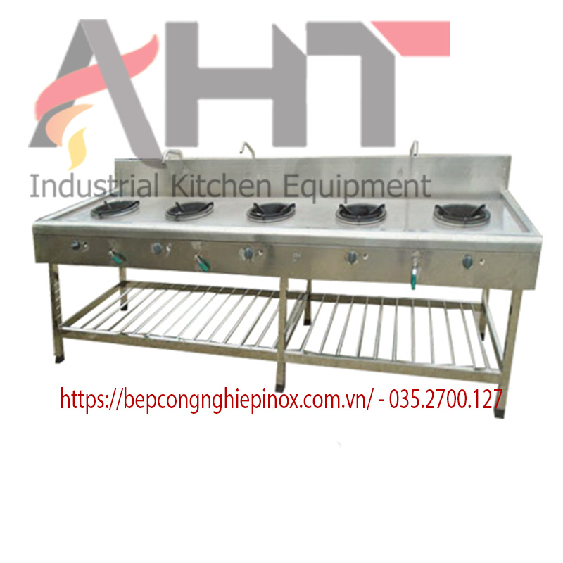 Mẫu giá bếp á 5 họng kiềng tô chất lượng cao tại bepcongnghiepinox AHT