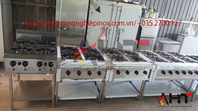 Bếp á lai âu sản xuất tại bếp công nghiệp inox Anh huy Trương