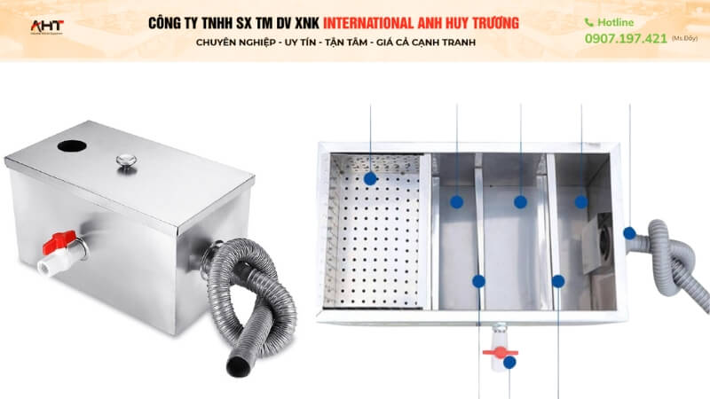 Bể tách mỡ inox quận 12