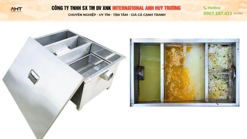 Bể tách mỡ inox quận Bình Tân giá rẻ