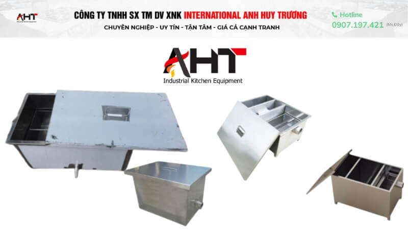 Bể tách mỡ inox quận Phú Nhuận  giá tốt