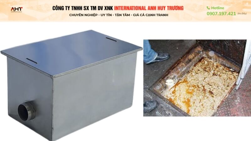 Bể tách mỡ inox quận TP. Thủ Đức