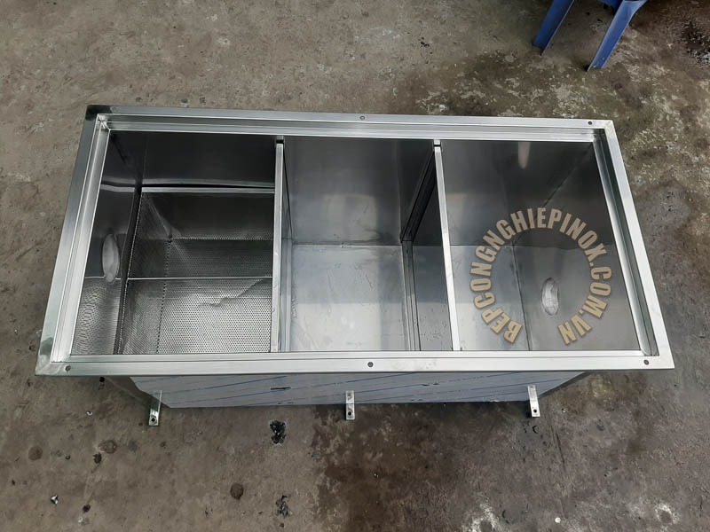 Bể tách mỡ inox quận 10 nơi bán