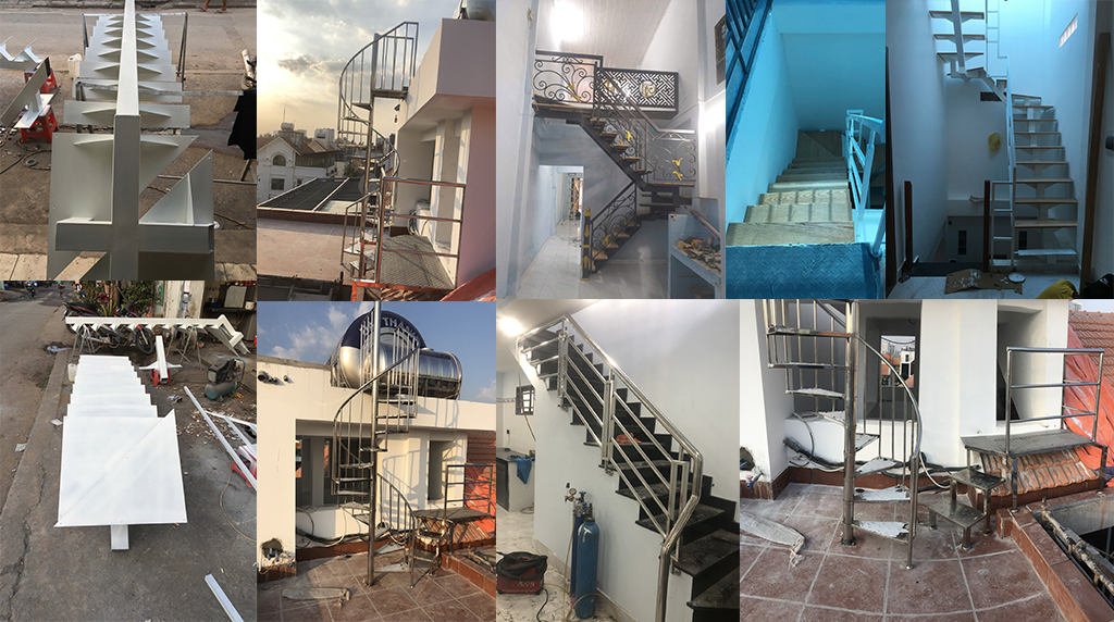 Mẫu lan can inox kính cường lực đẹp 2025 thi công tại Quận 12 TP.HCM – Tâm Tín