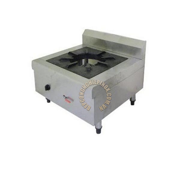 Bếp hầm thấp 1 họng có gáy chất lượng cao bepcongnghiepinox