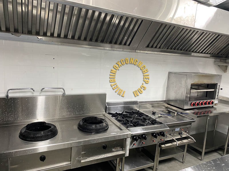 Kiểm tra bếp inox công nghiệp