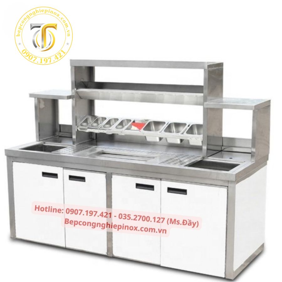 Báo giá thiết kế quầy pha chế inox tại bepcongnghiepinox