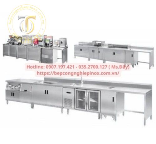 Thiết kế quầy inox theo yêu cầu giá rẻ