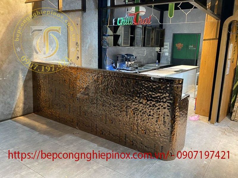 Quầy pha chế inox đẹp