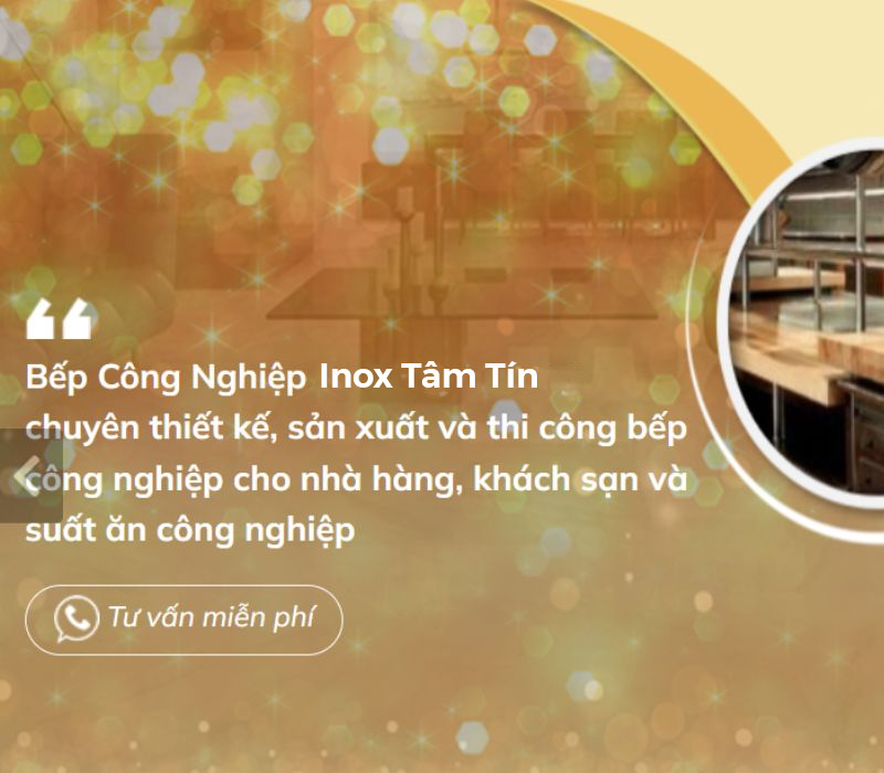 Công ty thiết kế bếp nhà hàng khách sạn uy tín chất lượng